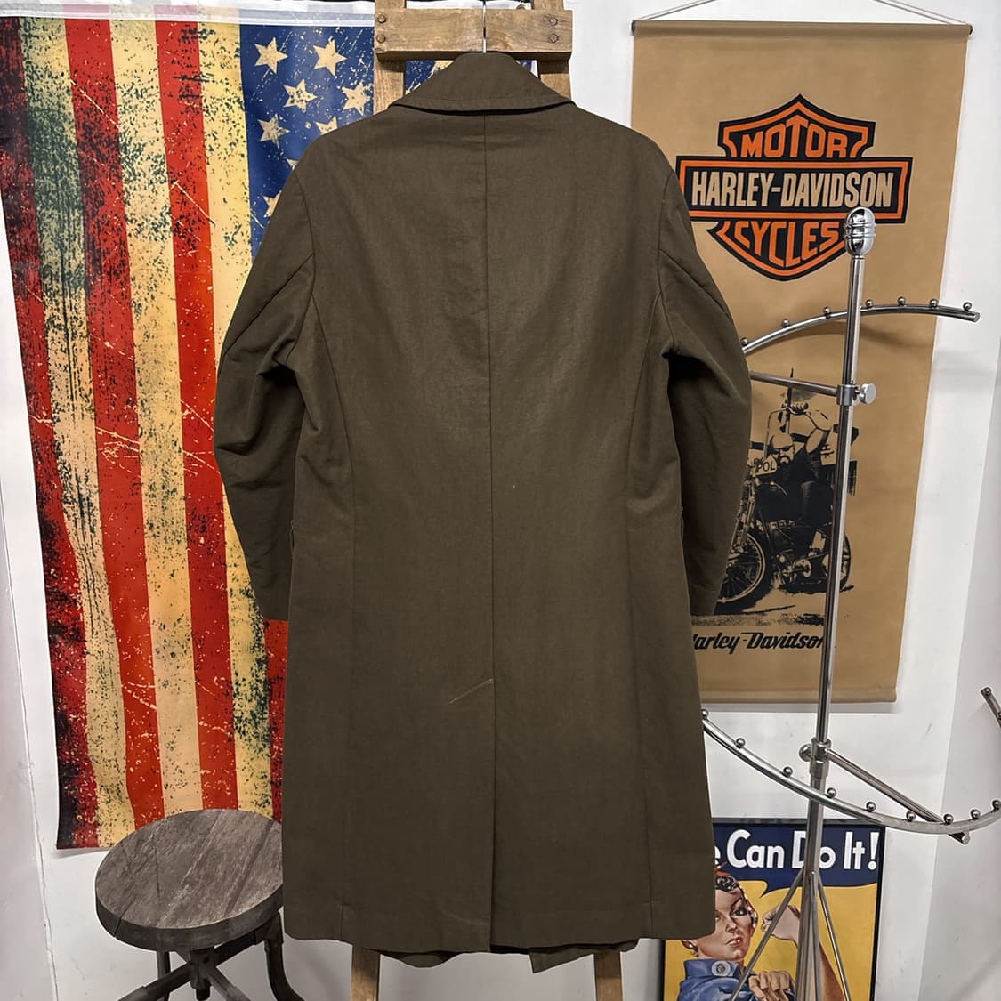 프렌치 커넥션 밀리터리 복각 더블 브레스트 롱코트 덩케르크 N487 상품이미지2