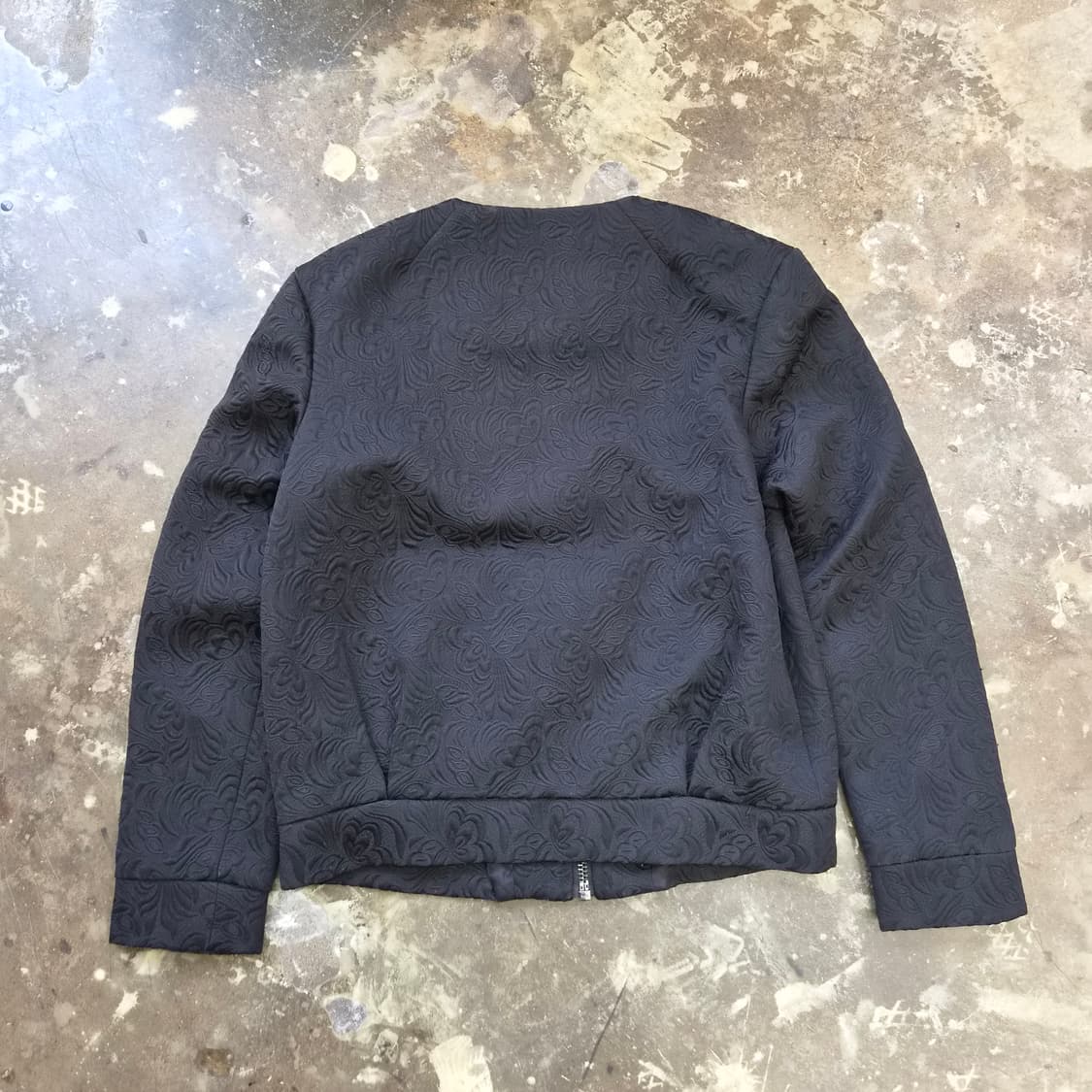 2) 탑샵 자가드 자켓 점퍼 자카드 블루종 상품이미지4