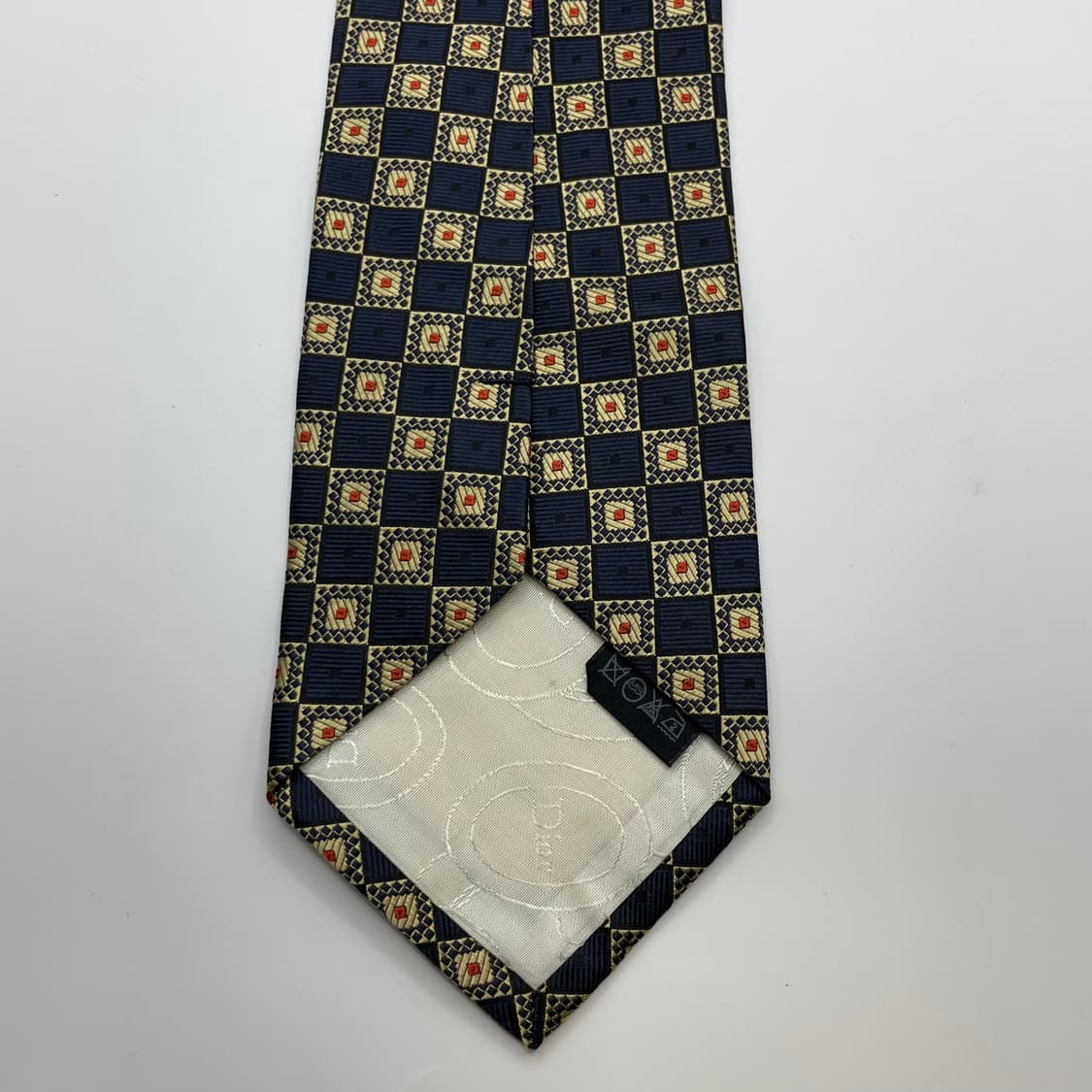 637) (Christian DIOR) 크리스찬 디올 패턴 넥타이 상품이미지4