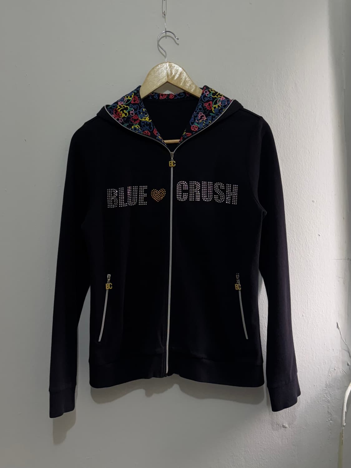 Vintage Cubic Skull Hood Zip-Up 상품이미지3