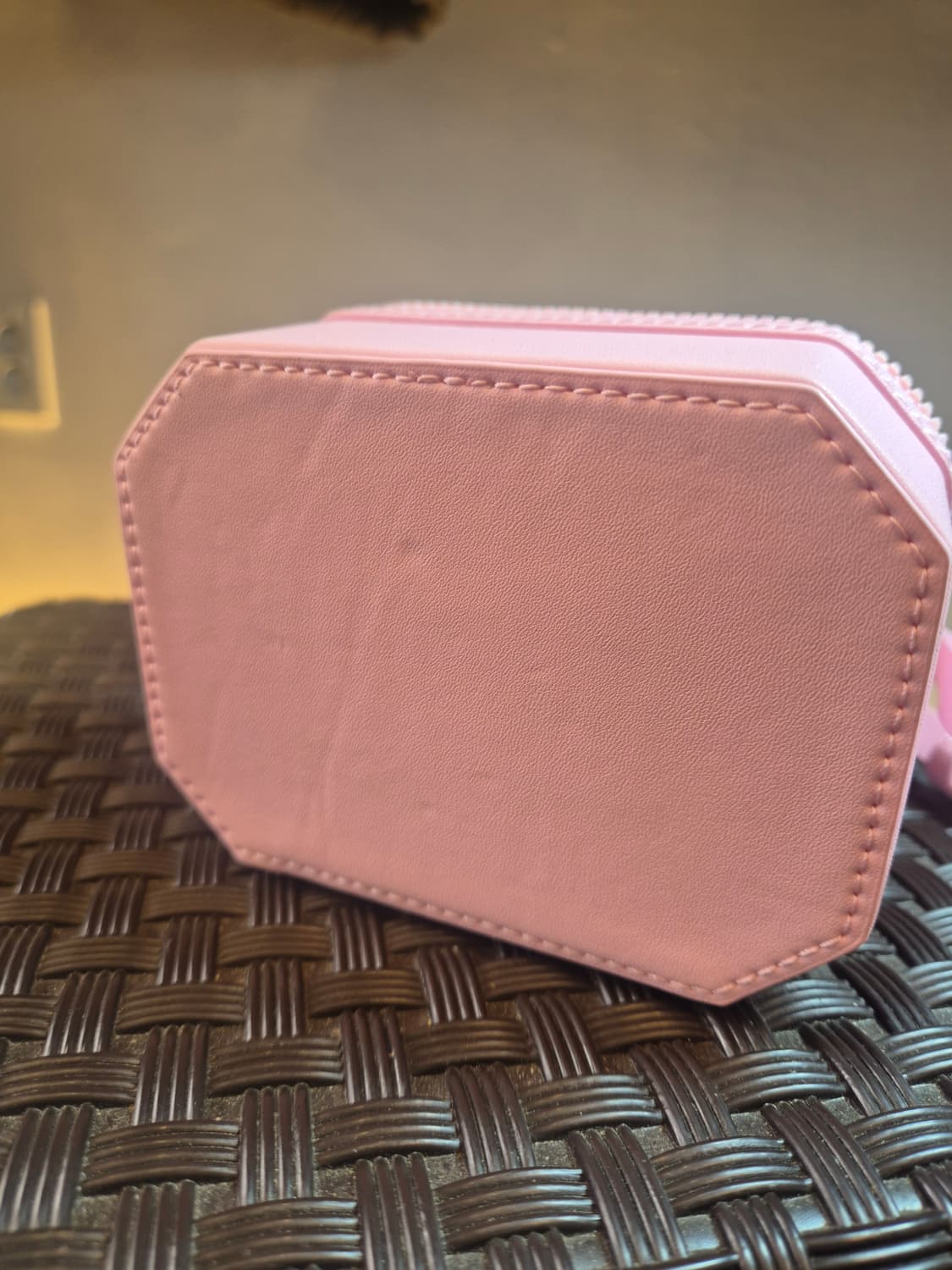 지오메트릭 박시 탑 핸들 백 - 라이트 핑크 상품이미지3