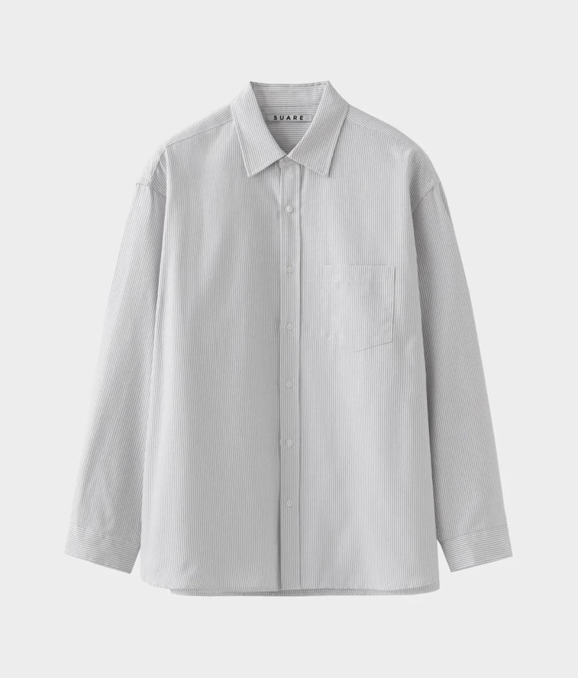 [새상품/M] 수아레 데일리 옥스포드 스트라이프 셔츠 상품이미지1