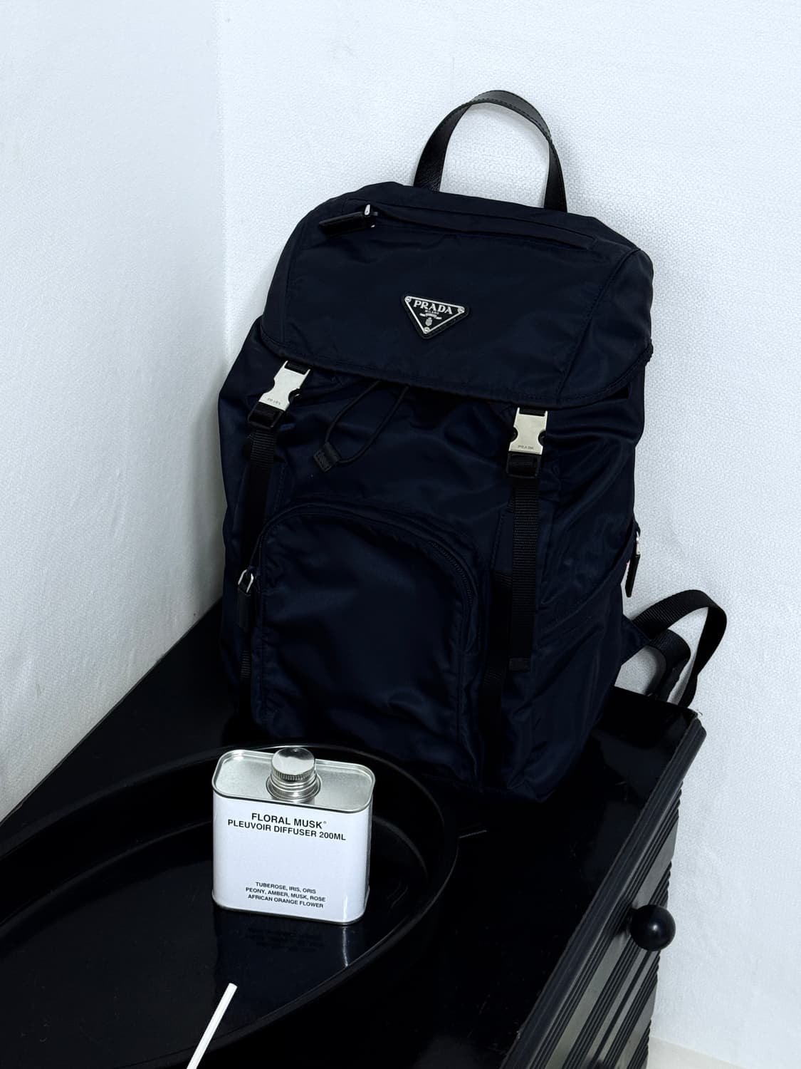 프라다 리나일론 사피아노 백팩 네이비 상품이미지3