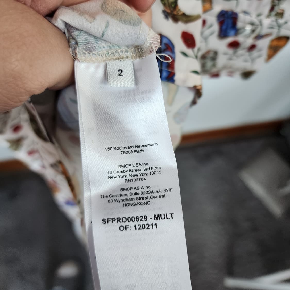 산드로 패턴 롱 원피스 상품이미지6