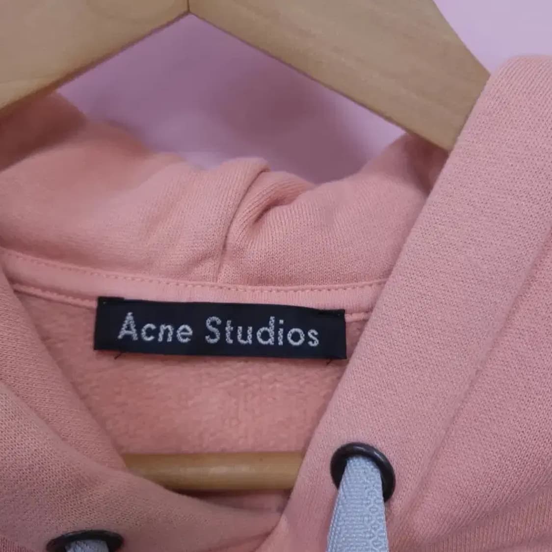 아크네 스튜디오 핑크 후드티 ~66 오버핏 상품이미지6
