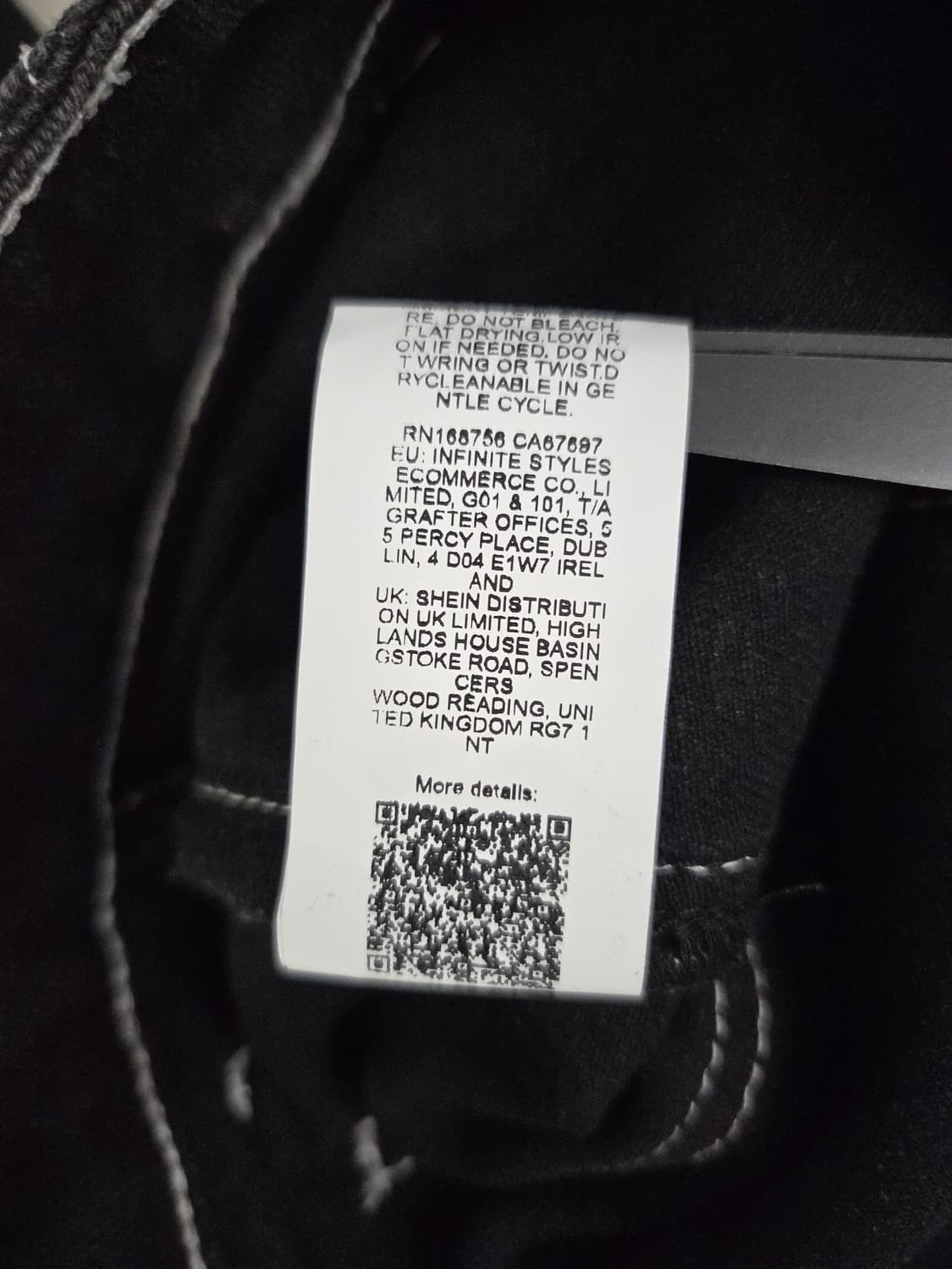 ROMWE 롬위 x 배트맨 콜라보 와이드 데님 팬츠 상품이미지8