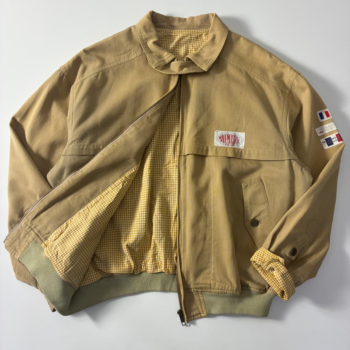 Mademoiselle non non 마드모아젤 논논 베이지 워크 봄버 상품이미지3