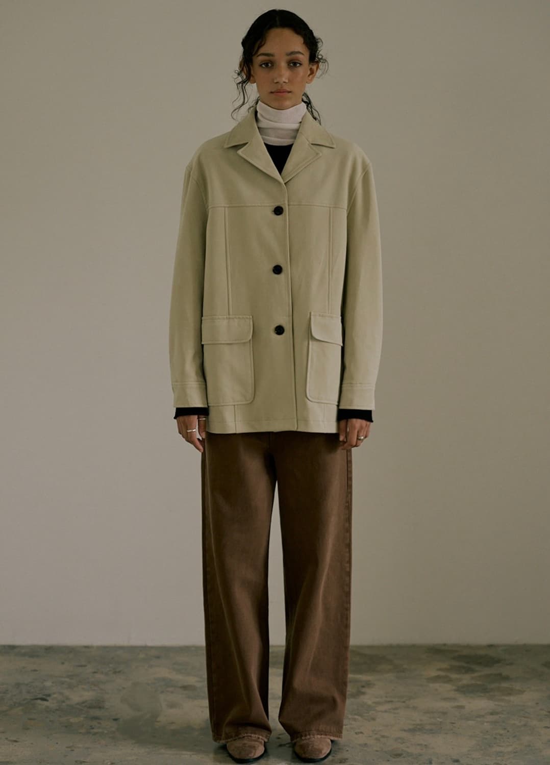 [새상품] 로브로브 스웨이드 자켓 LovLov 상품이미지1