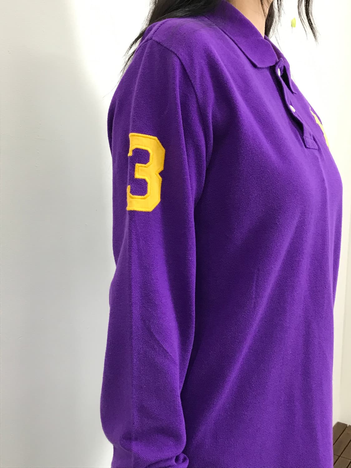 Polo Big Pony Long Sleeve Polo Purple 상품이미지4