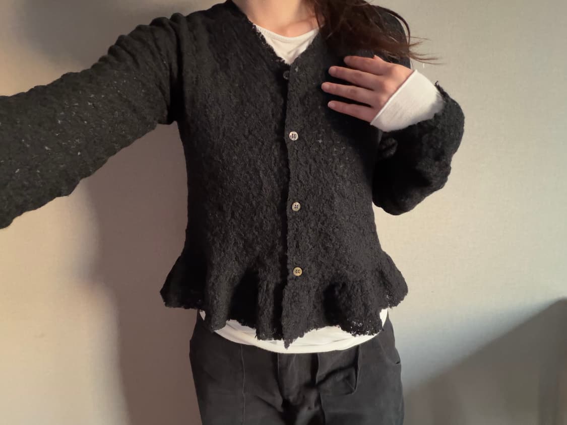 Comme des garcons tricot textured 가디건 상품이미지10