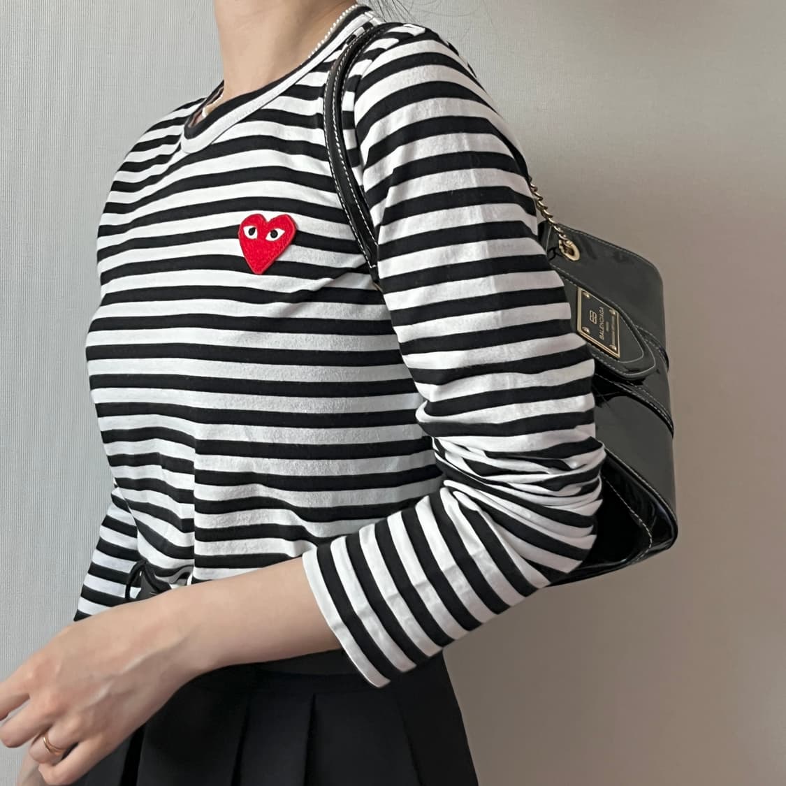 COMME DES GARCONS Stripe Long Sleeve 일본제 상품이미지1