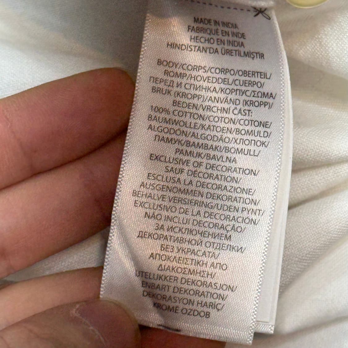 S 폴로랄프로렌 커스텀핏 화이트 셔츠 상품이미지5