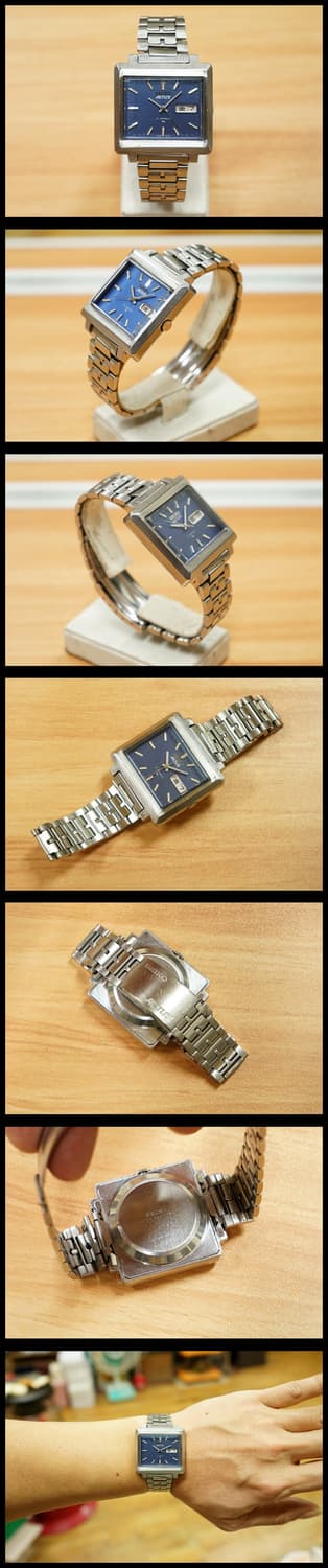 70s 세이코 엑터스 7019-5070 사각프레임 오토매틱 시계 상품이미지2