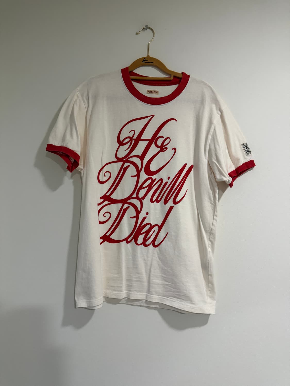 캐피탈 데님 다이드 Pt 저지 링거 티셔츠 상품이미지1