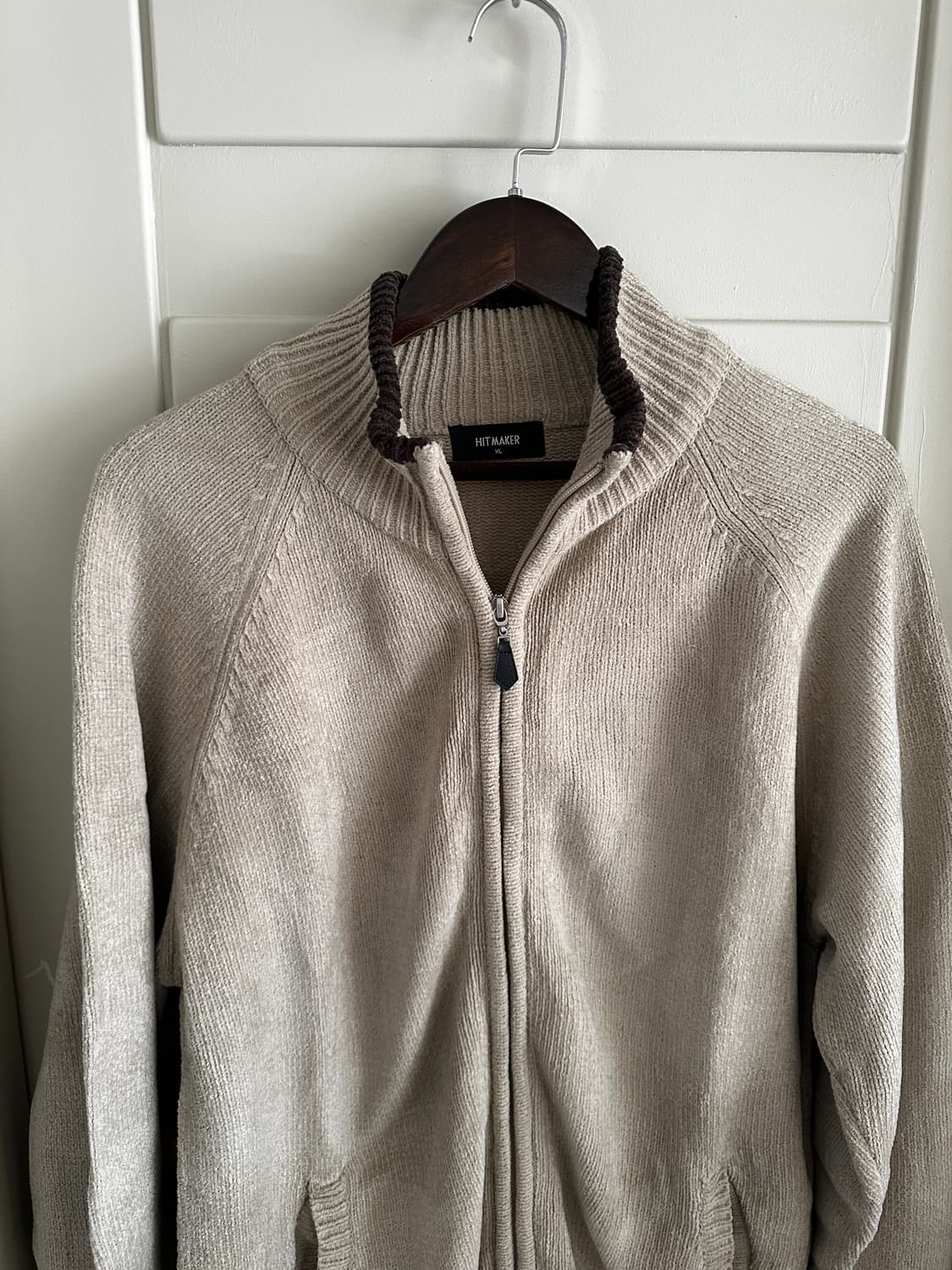 재패니즈 빈티지 하프넥 니트 집업 가디건 상품이미지2