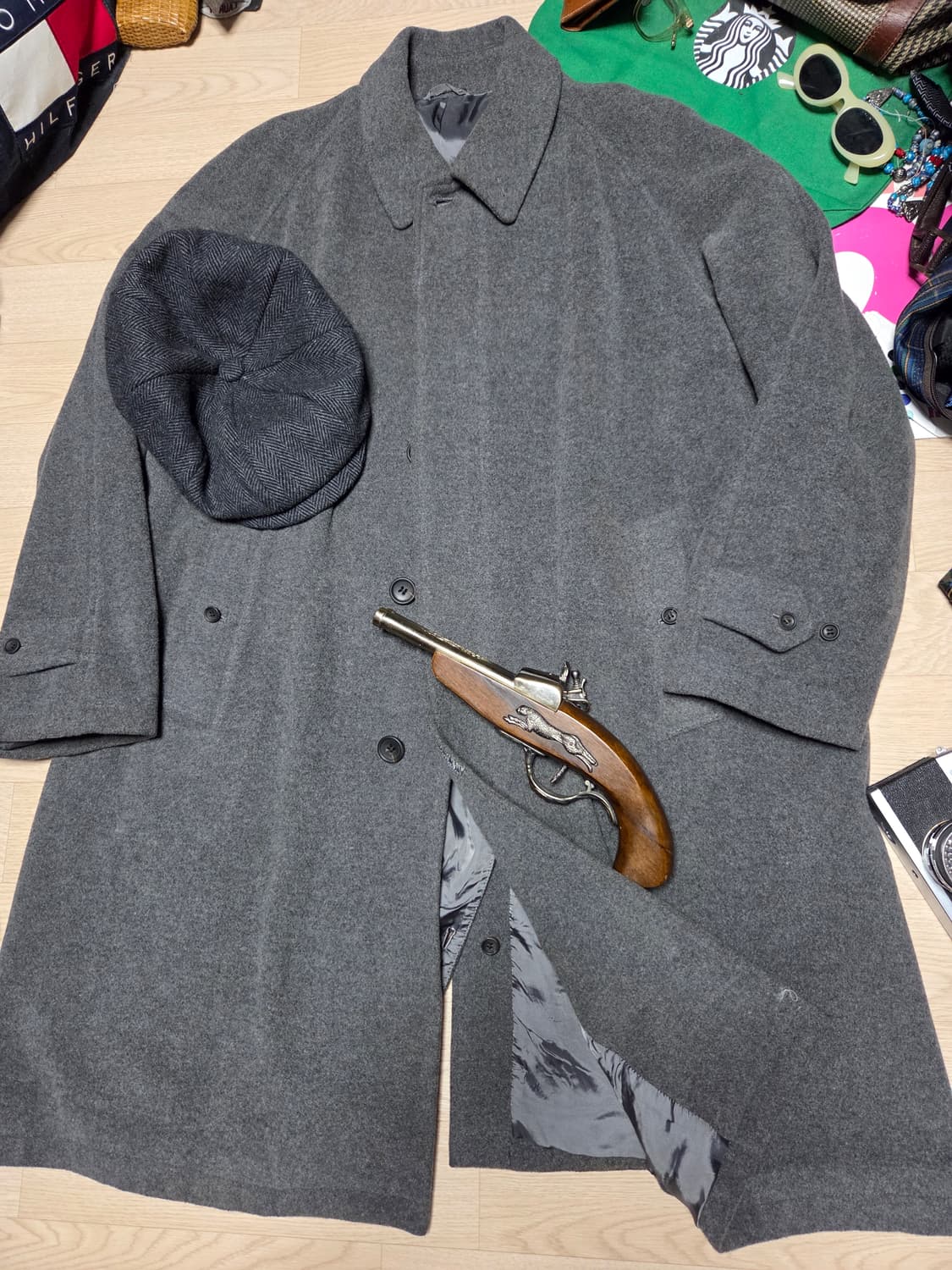 MARGARET HOWELL wool 울 코트 발마칸 싱글  상품이미지1