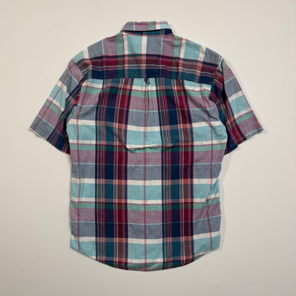 [M] 00s EddieBauer superior Madras shirt 상품이미지6