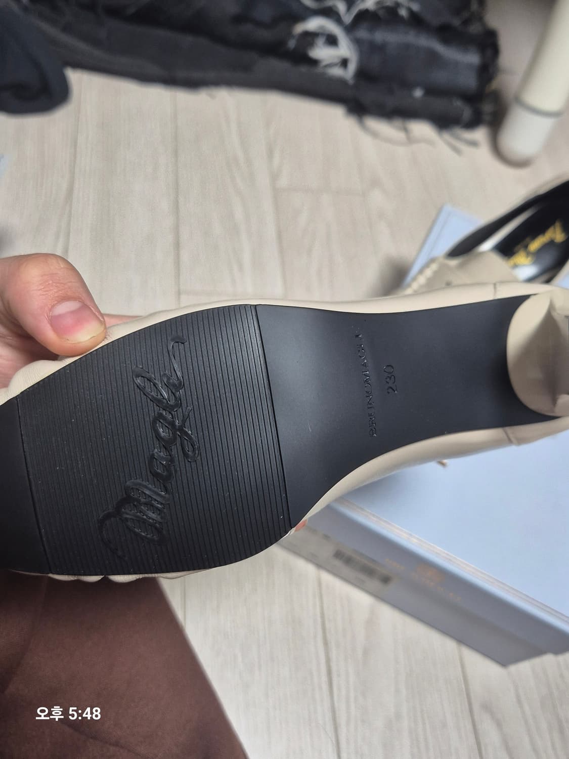 브루노말리 양가죽 펌프스 상품이미지5