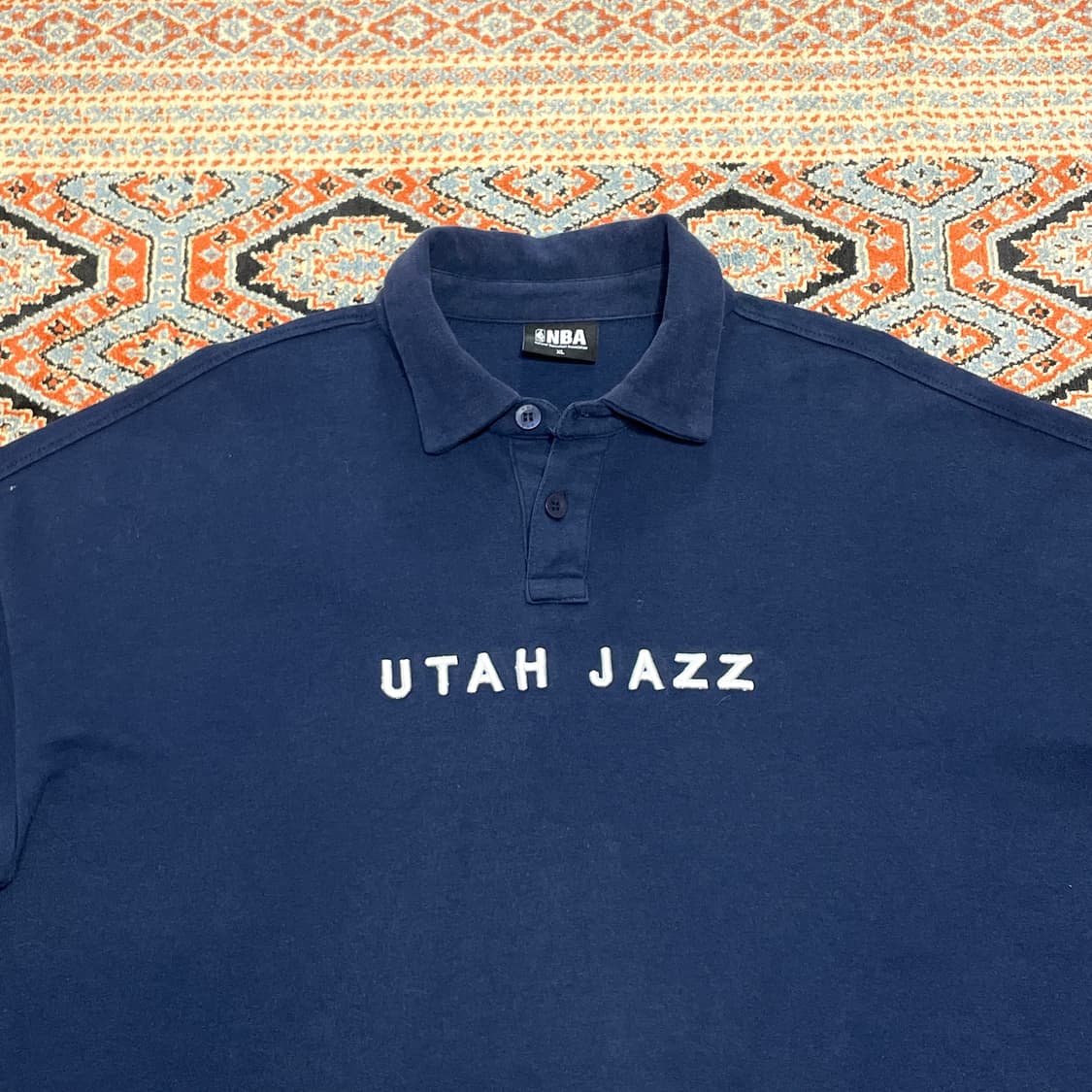 NBA 유타 프린팅 네이비 카라티셔츠 남성XL 상품이미지2
