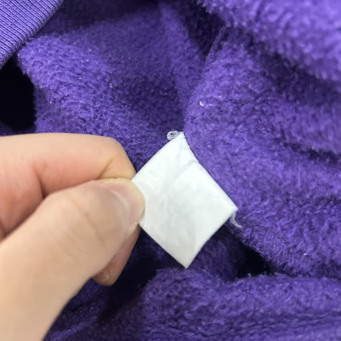 폴로 랄프로렌 퍼플 빅포니 후드집업 L 상품이미지4