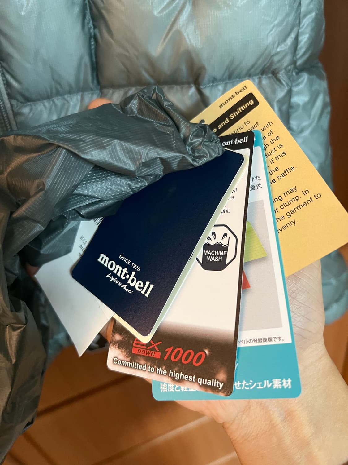 [L]몽벨 플라즈마 1000 라이트 그레이 새상품 상품이미지4