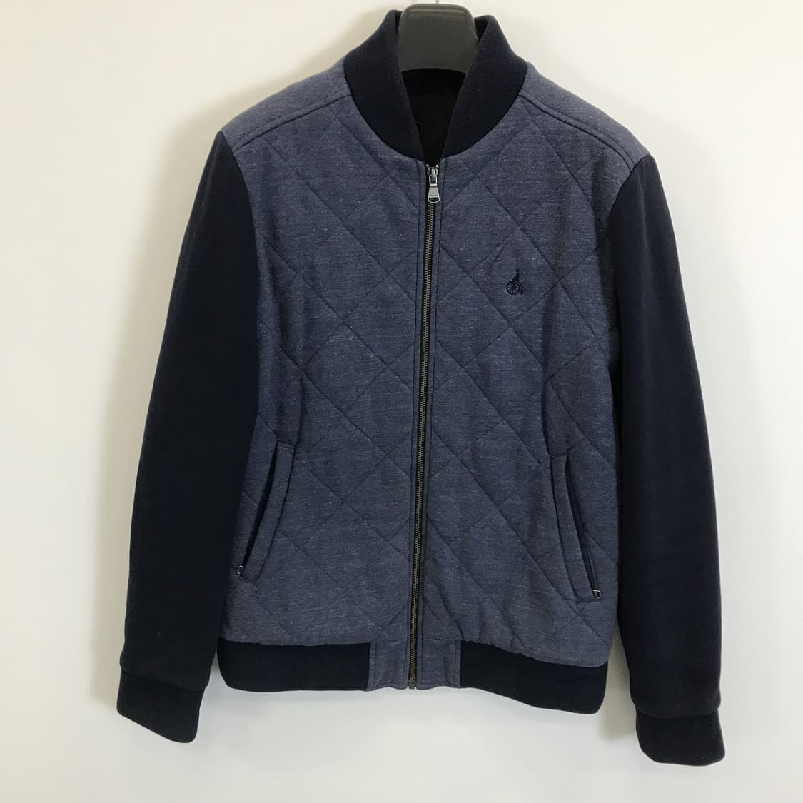 빈폴 니트 퀼팅 블루종점퍼 [95-100] 상품이미지1