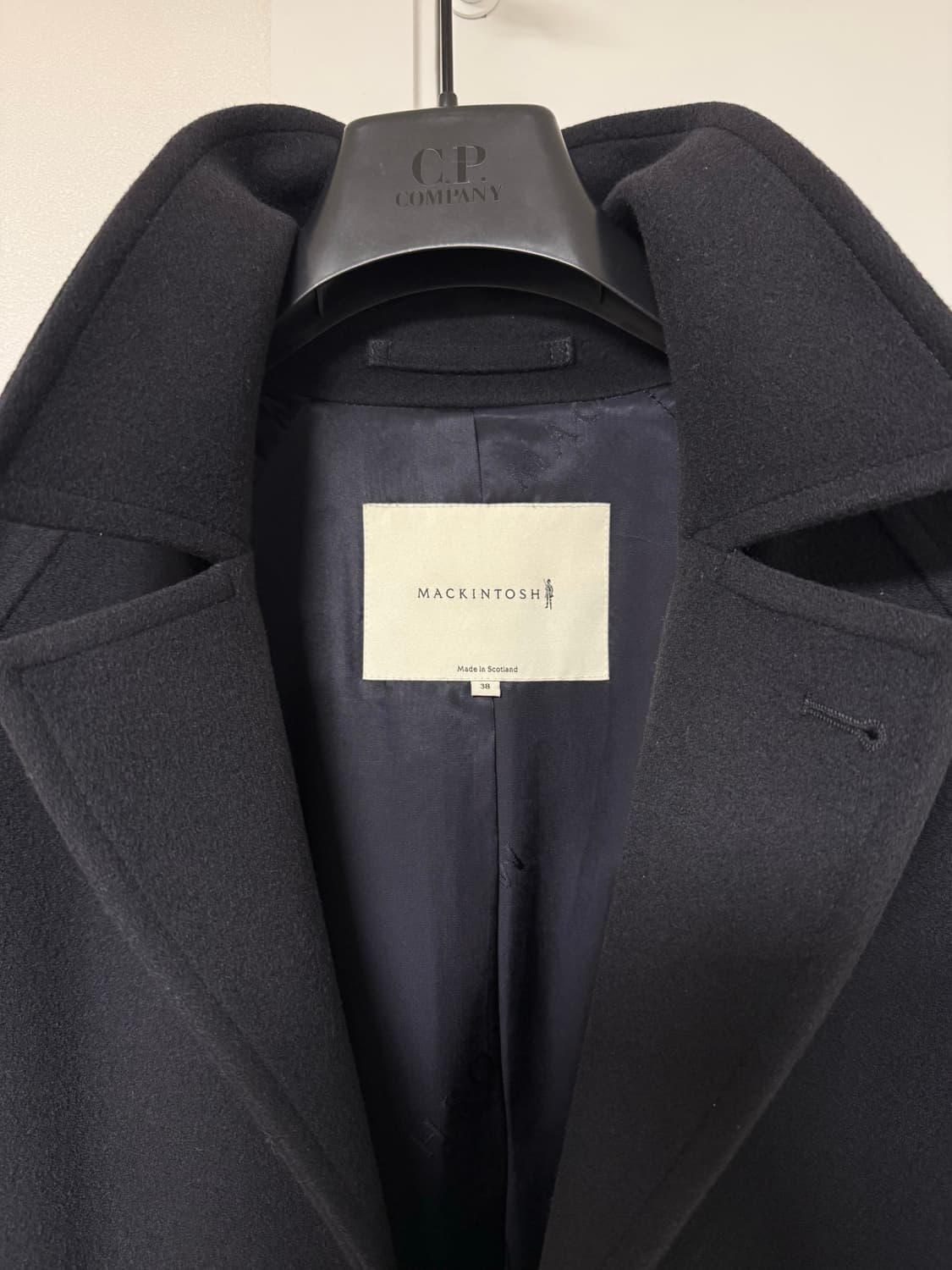 Mackintosh 맥킨토시 다크네이비 래글런 싱글코트 38사이즈 판매 상품이미지2