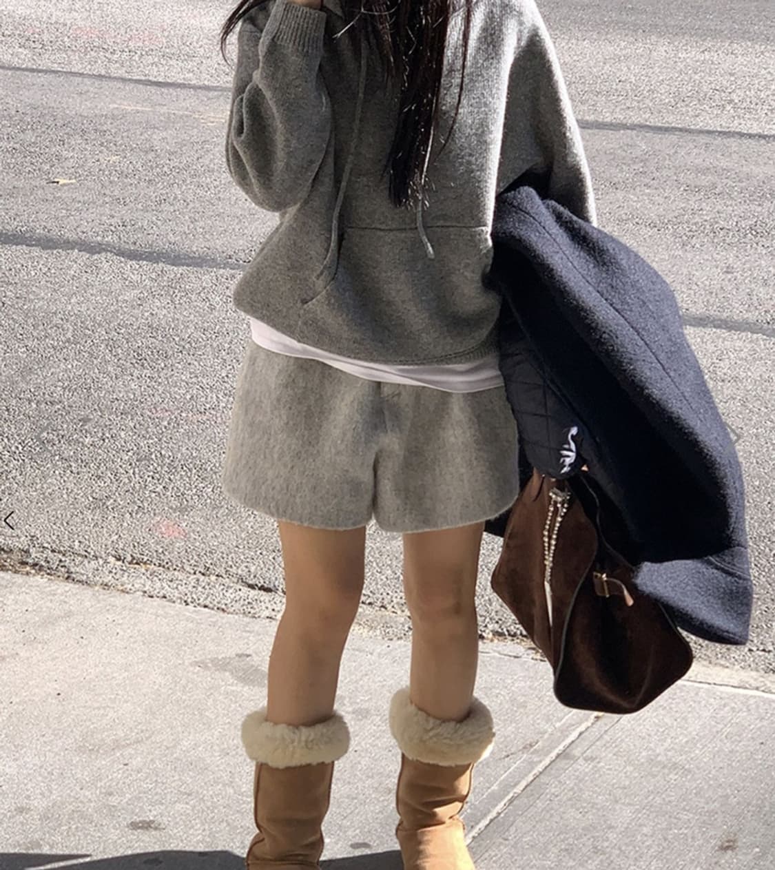 haag 헤이그 울 니트 반바지 상품이미지1