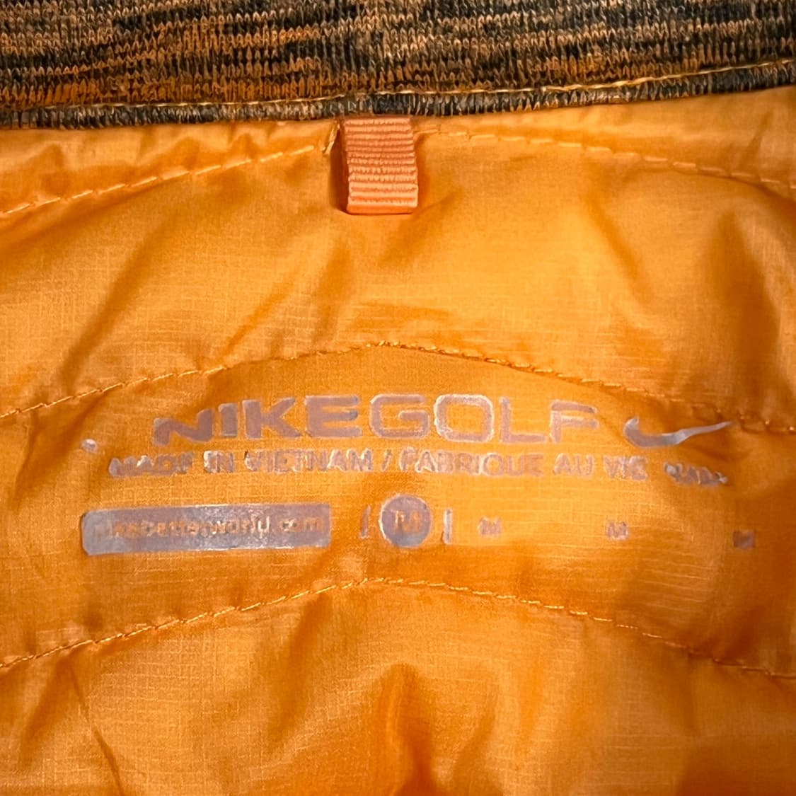 [정품/M] 나이키 오렌지 패딩 조끼 b10 상품이미지4