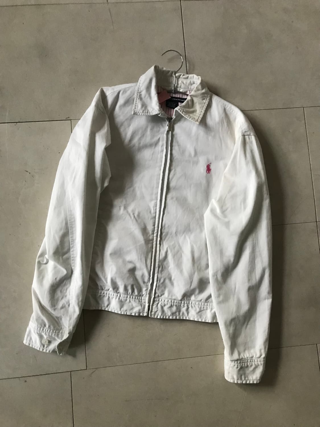 폴로 화이트 핑크포니 블루종 상품이미지8