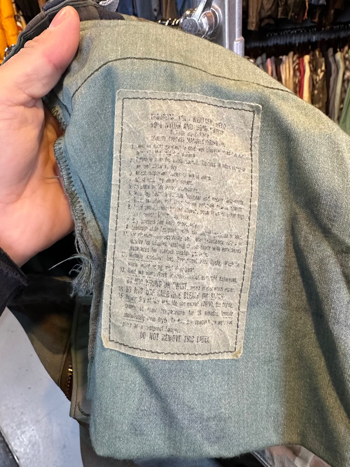 80s Us Army 미군 오리지널 M65 우드랜드 필드 팬츠 상품이미지10