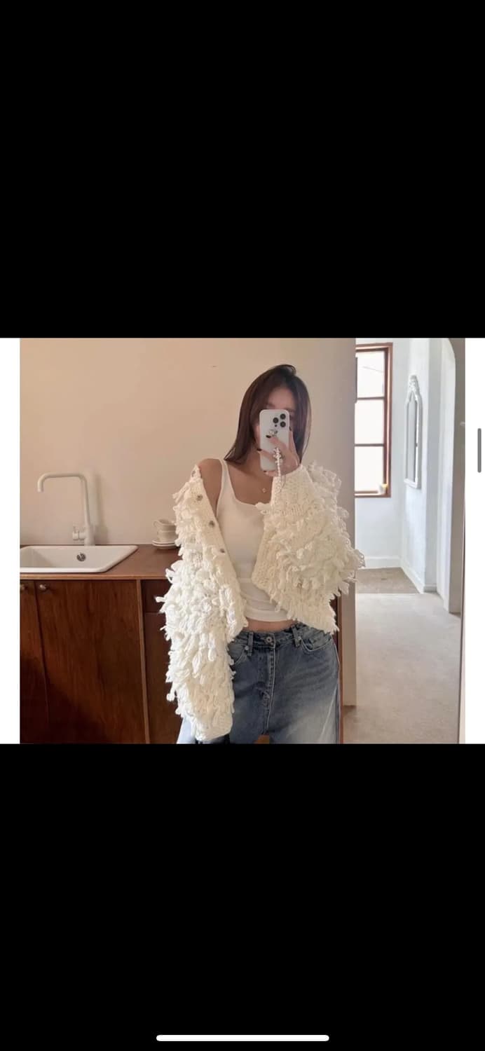  매그놀리아 수술 가디건 상품이미지3