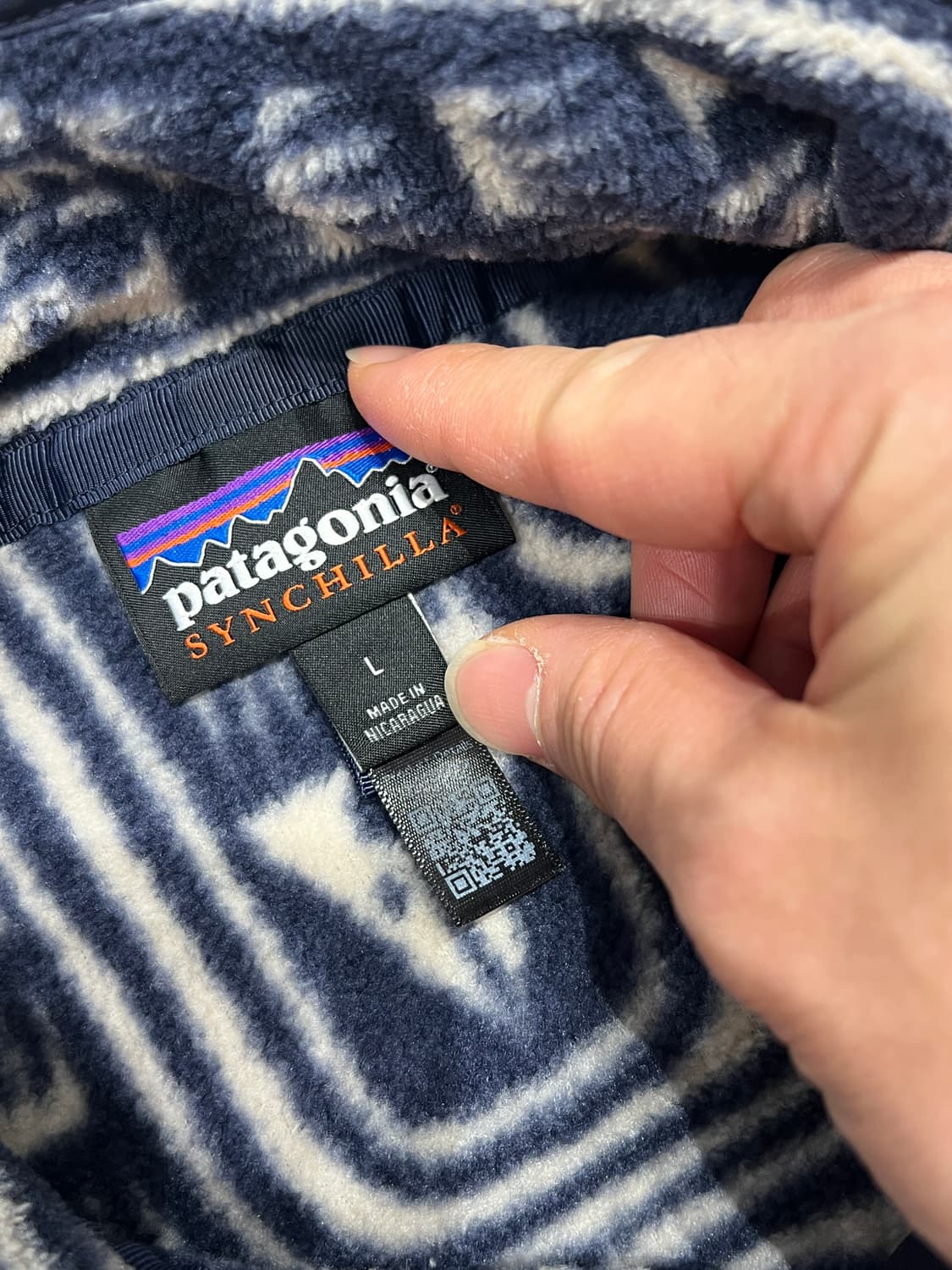 파타고니아 신칠라 L 사이즈 선큰 블루 상품이미지2
