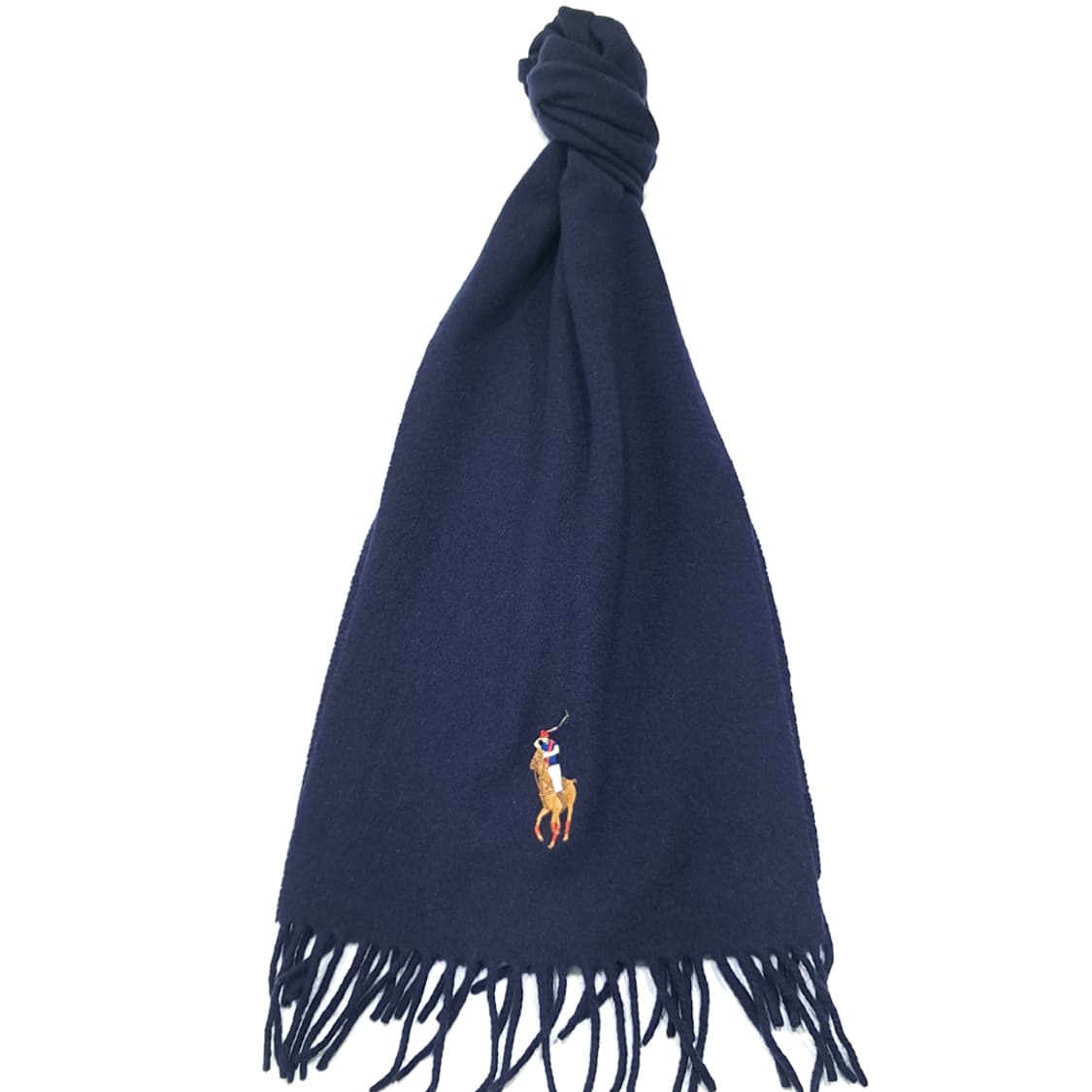 MX429 폴로 이태리판 램스울 앙고라 혼방 빅 포니 자수 머플러 상품이미지1