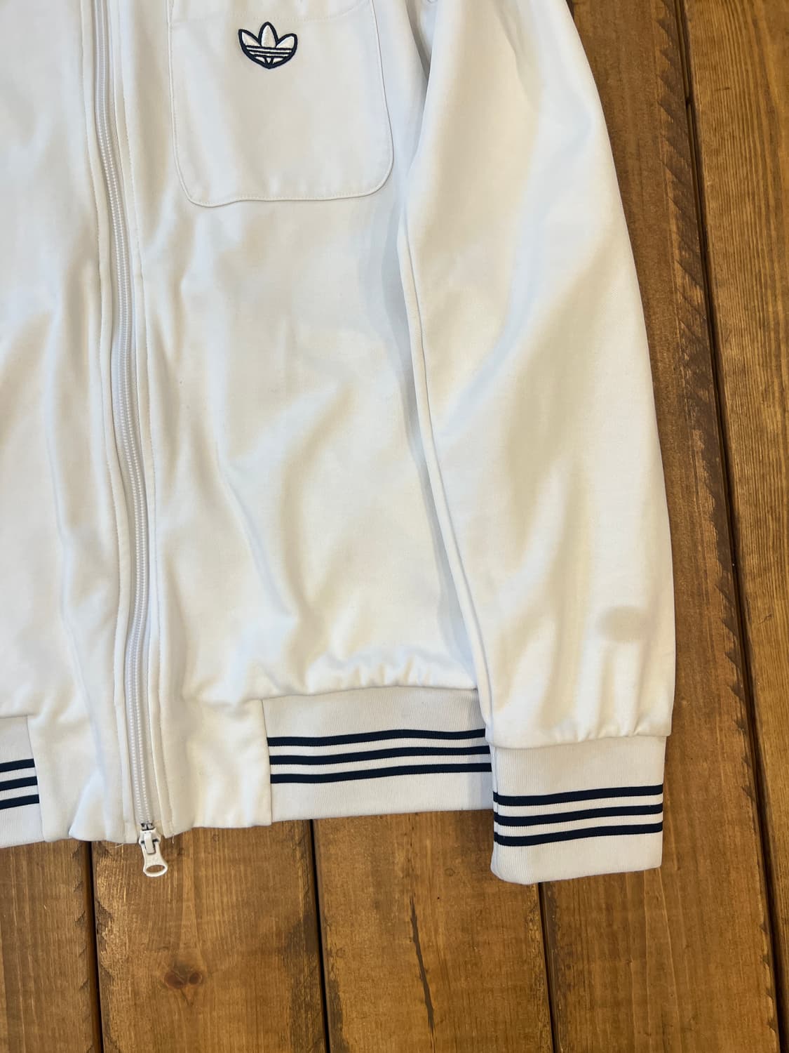 아디다스 화이트 네이비 포켓 져지 상품이미지8