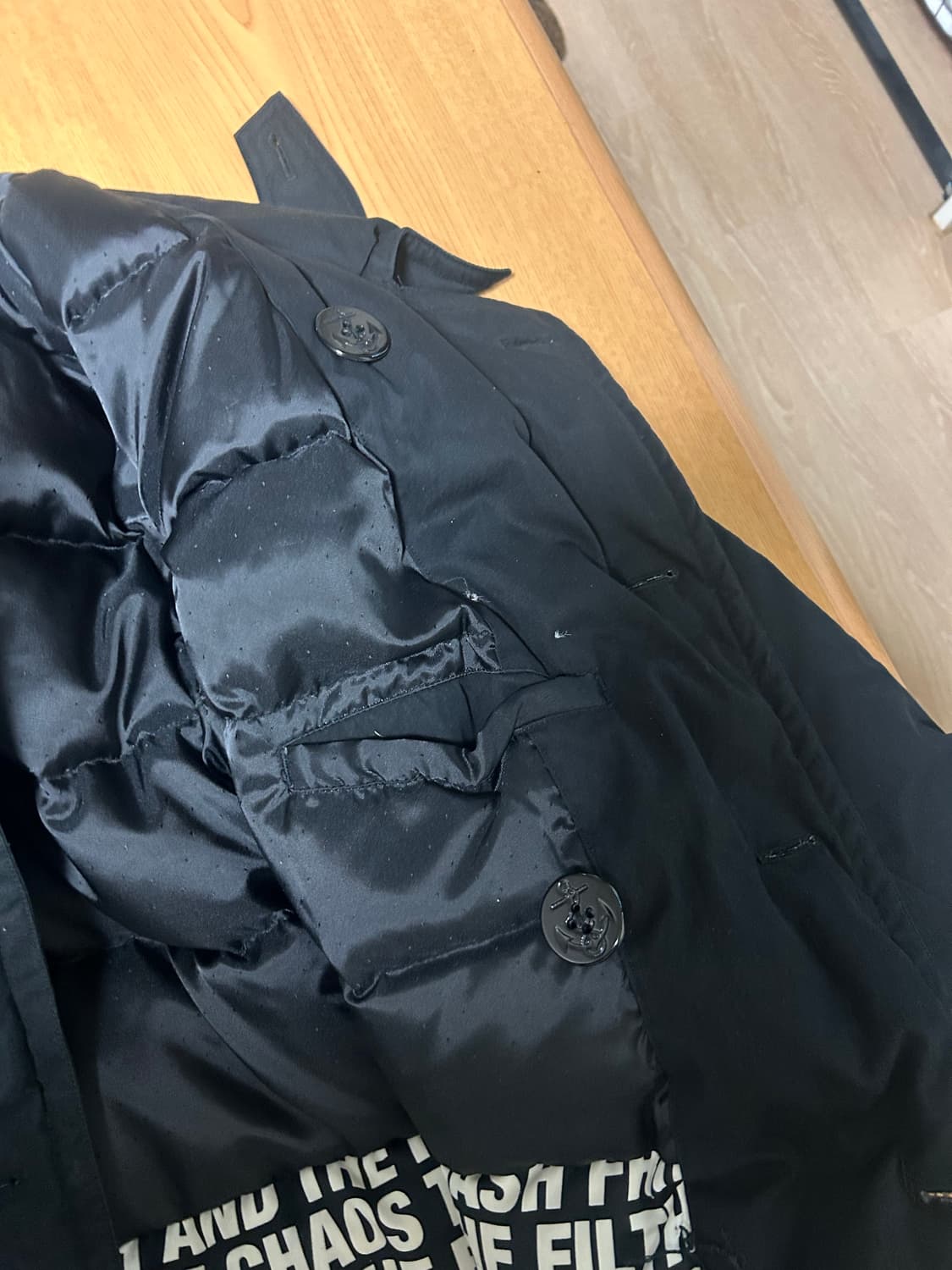 네이버후드 다운 피코트 상품이미지7