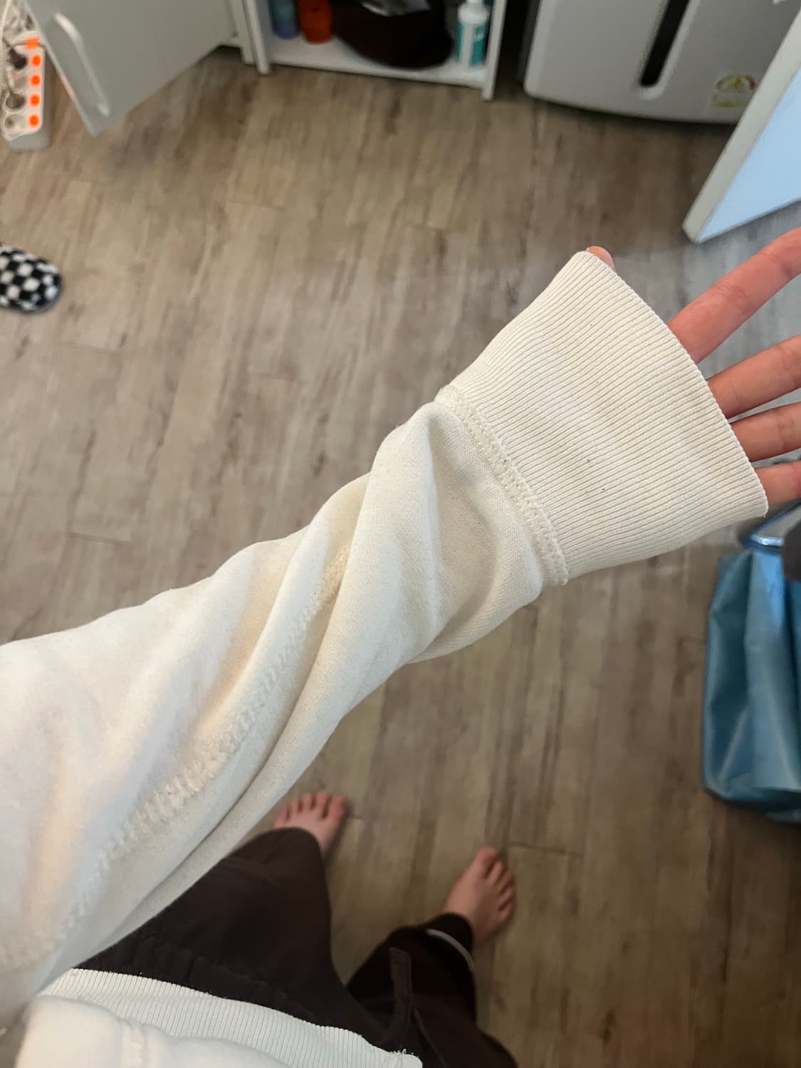 아베크롬비 후드집업 아이보리 xs 상품이미지8