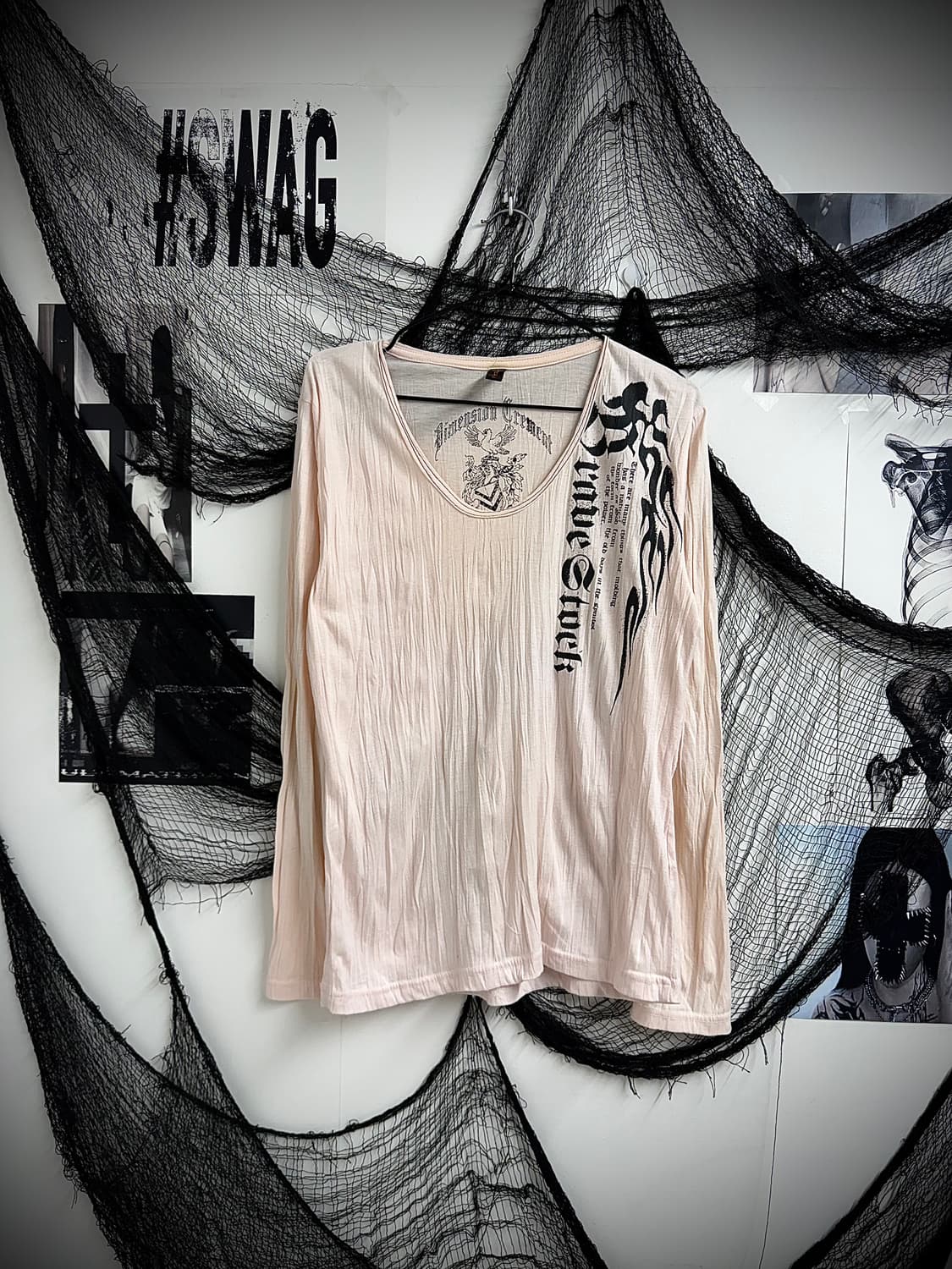 Grunge mood printing longsleeve 상품이미지4