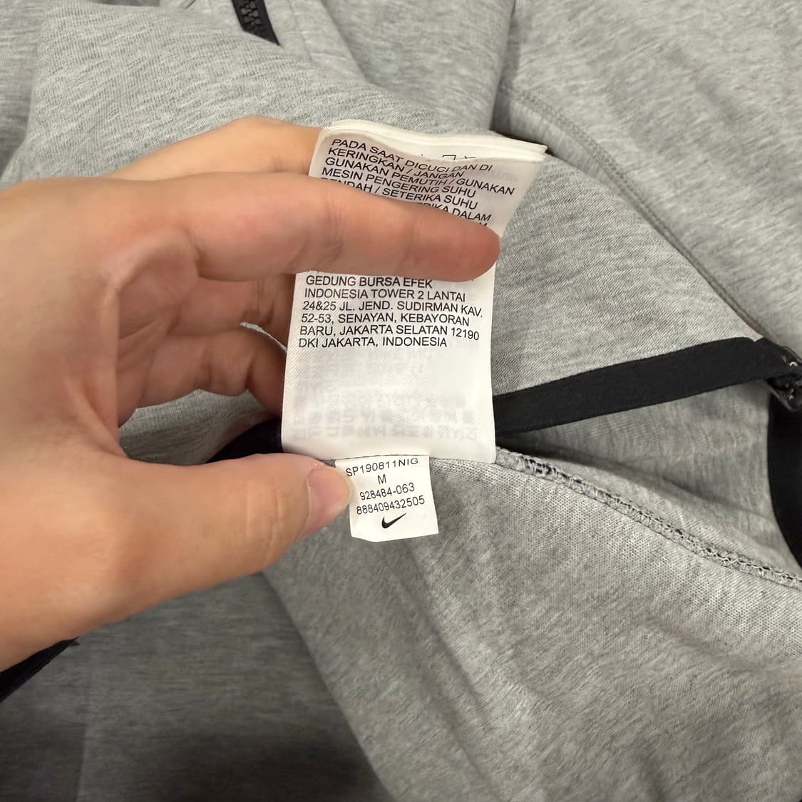 [정품/95,M] 나이키 테크팩 후드집업 그레이 b10 상품이미지9