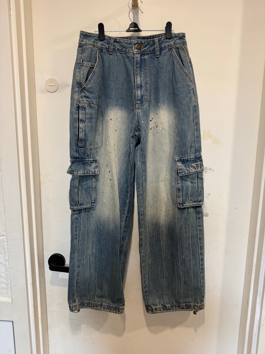 스컬프터 데님 카고 조거 팬츠 상품이미지3