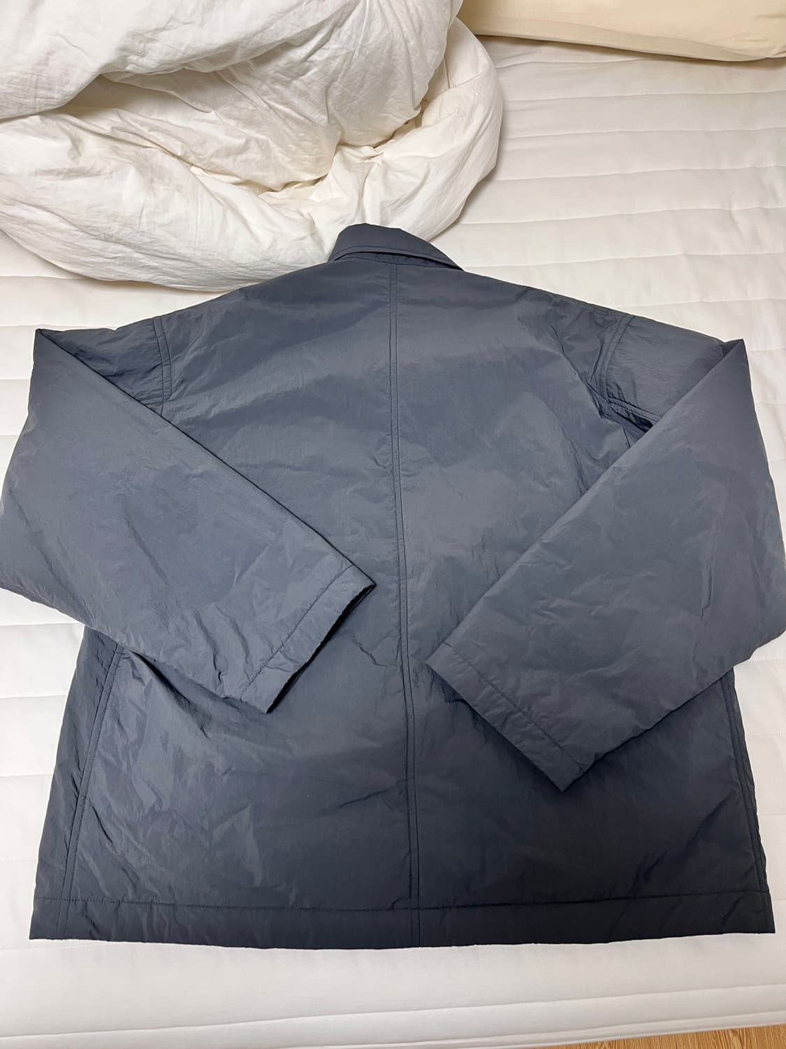 단톤 본사나일론 커버올 자켓 그레이 M사이즈 상품이미지6
