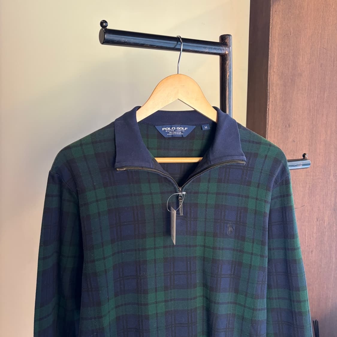 15697 - 폴로 랄프로렌 블랙와치 반집업 맨투맨 상품이미지1