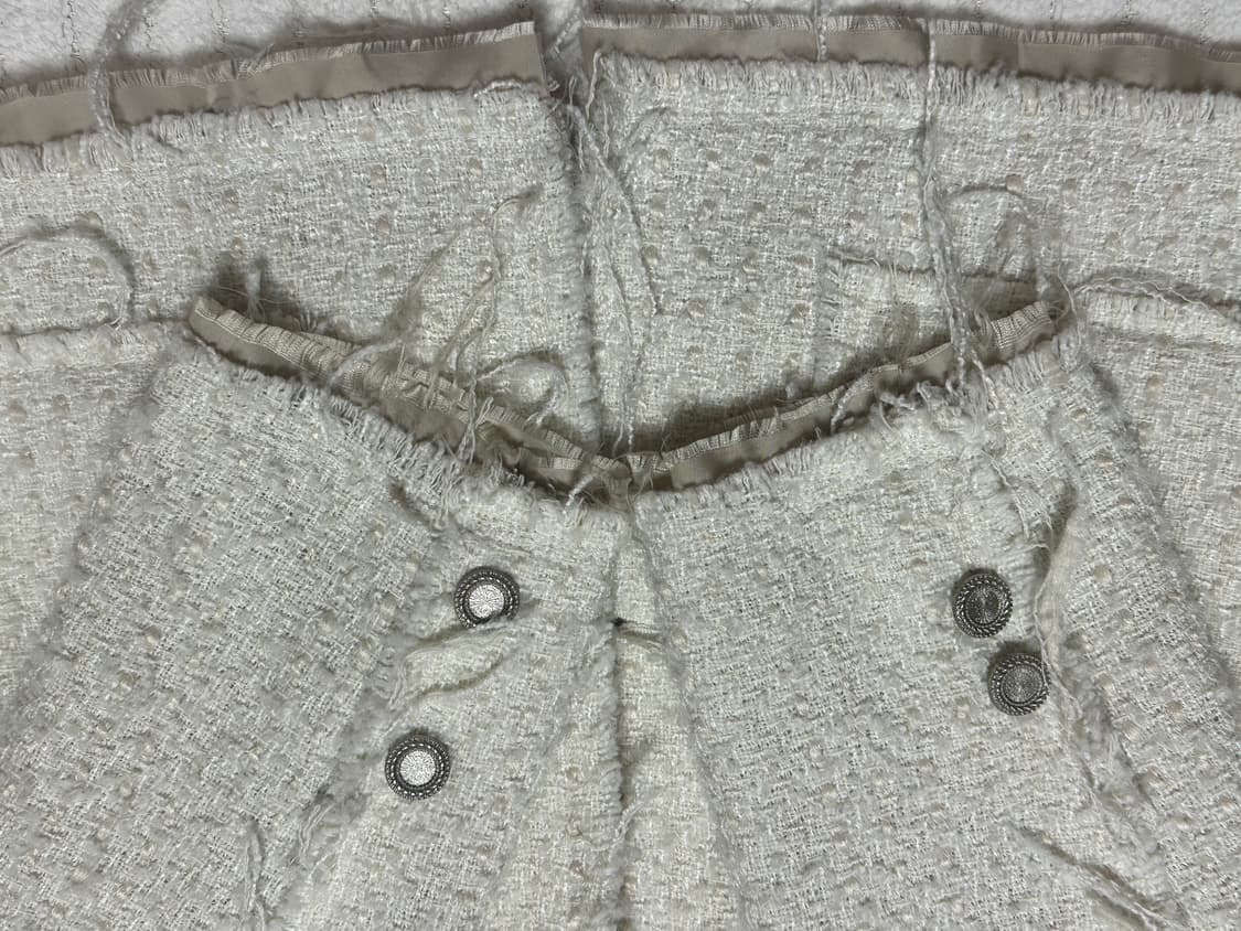 Matin Kim Tweed Pocket Blazer Ivory 상품이미지9