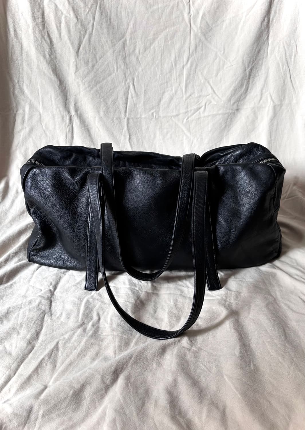 요지야마모토 레더 보스턴백 상품이미지1