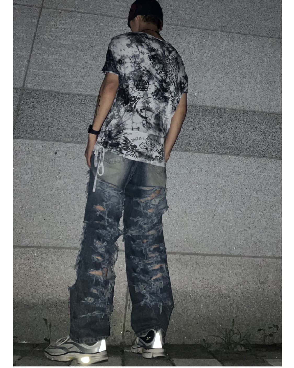 데미지 그런지커스텀 워싱 팬츠 상품이미지6