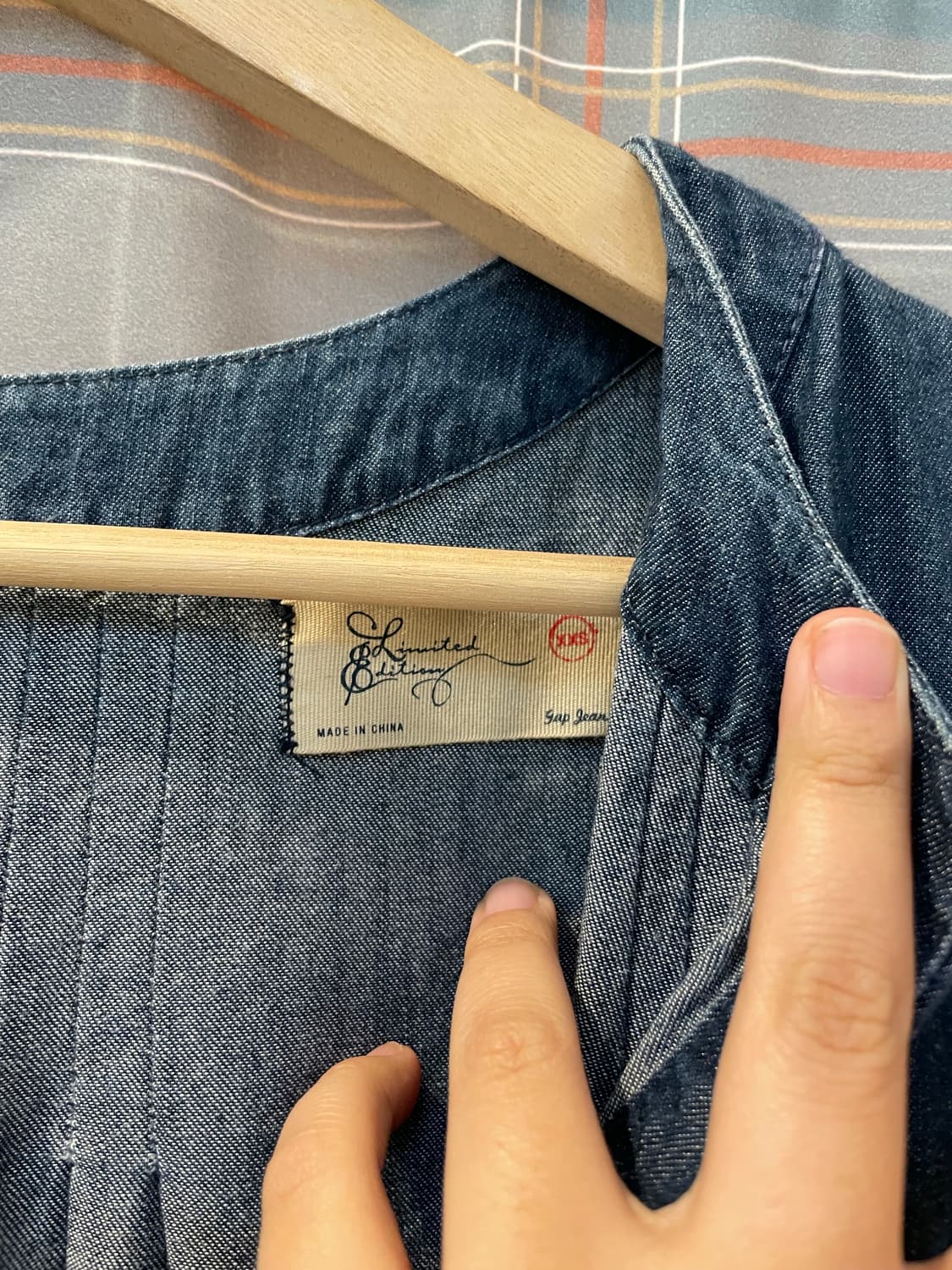 GAP 데님 블라우스 모리원피스 상품이미지5