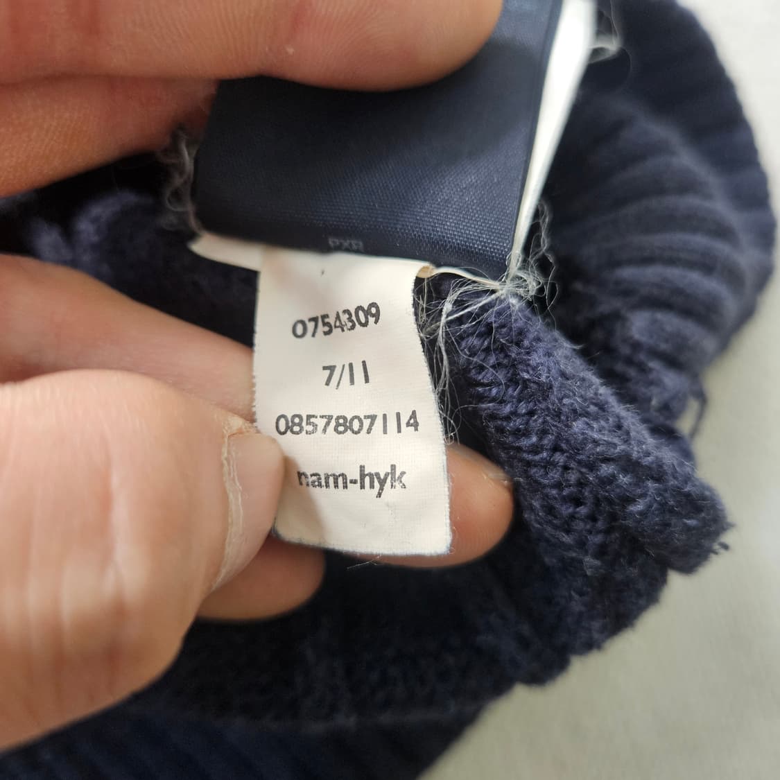 XL 타미힐피거 케이블 크루넥 니트 0327Y 상품이미지5