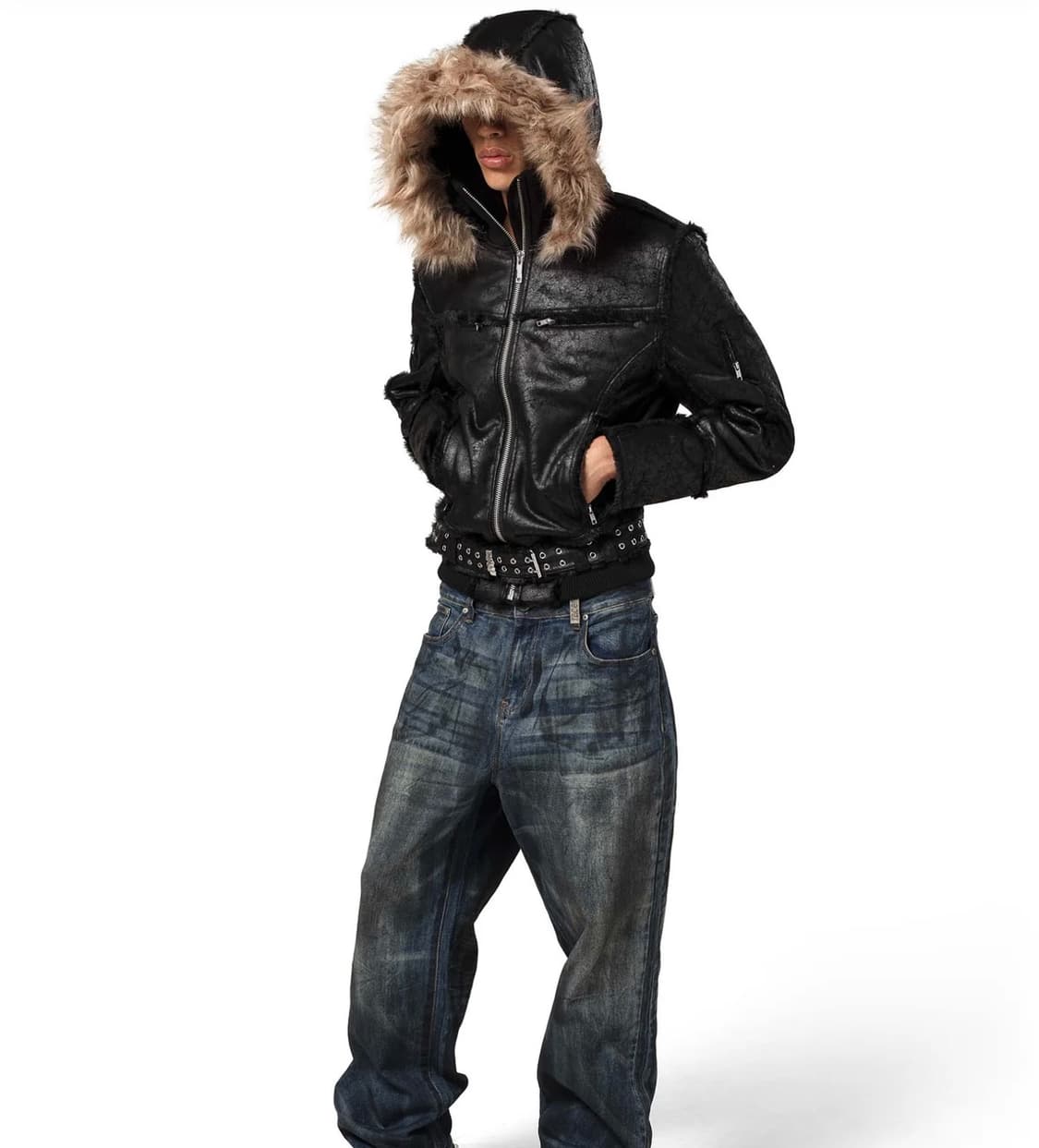 racer worldwide 레이서 월드와이드 쉽스킨자켓 블랙 L 상품이미지2