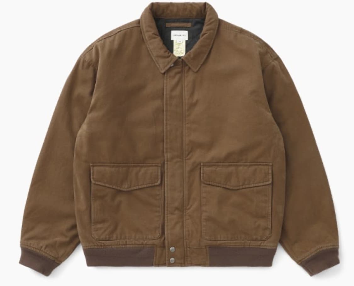 카키스 스테이션자켓 브라운 m사이즈 상품이미지1