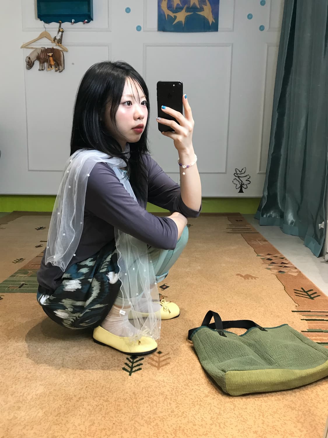 은근히 반복되는 민트 컬러 포인트가 귀여운••🍵🧩 상품이미지4